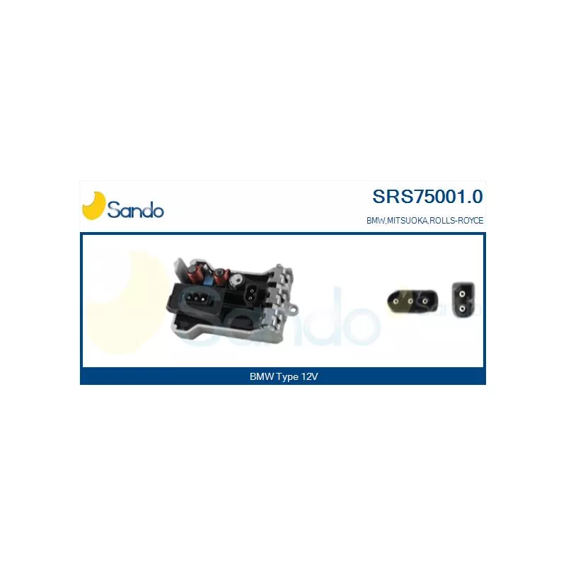 Résistance, pulseur d'air habitacle SANDO SRS75001.0