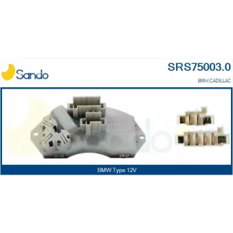 Résistance, pulseur d'air habitacle SANDO SRS75003.0