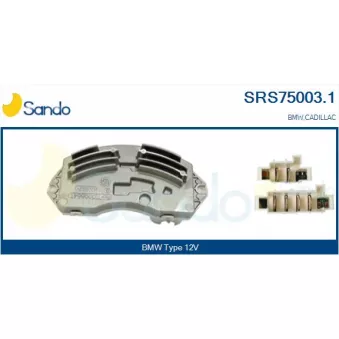 Résistance, pulseur d'air habitacle SANDO SRS75003.1