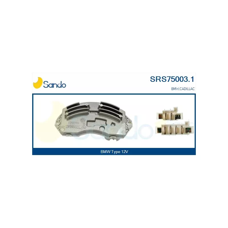 Résistance, pulseur d'air habitacle SANDO SRS75003.1