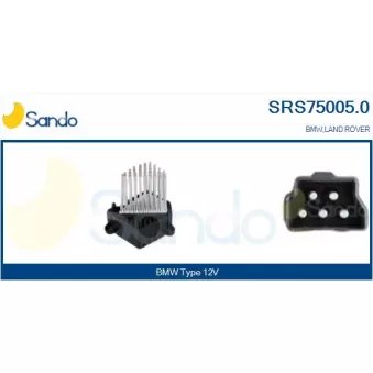 Résistance, pulseur d'air habitacle SANDO SRS75005.0