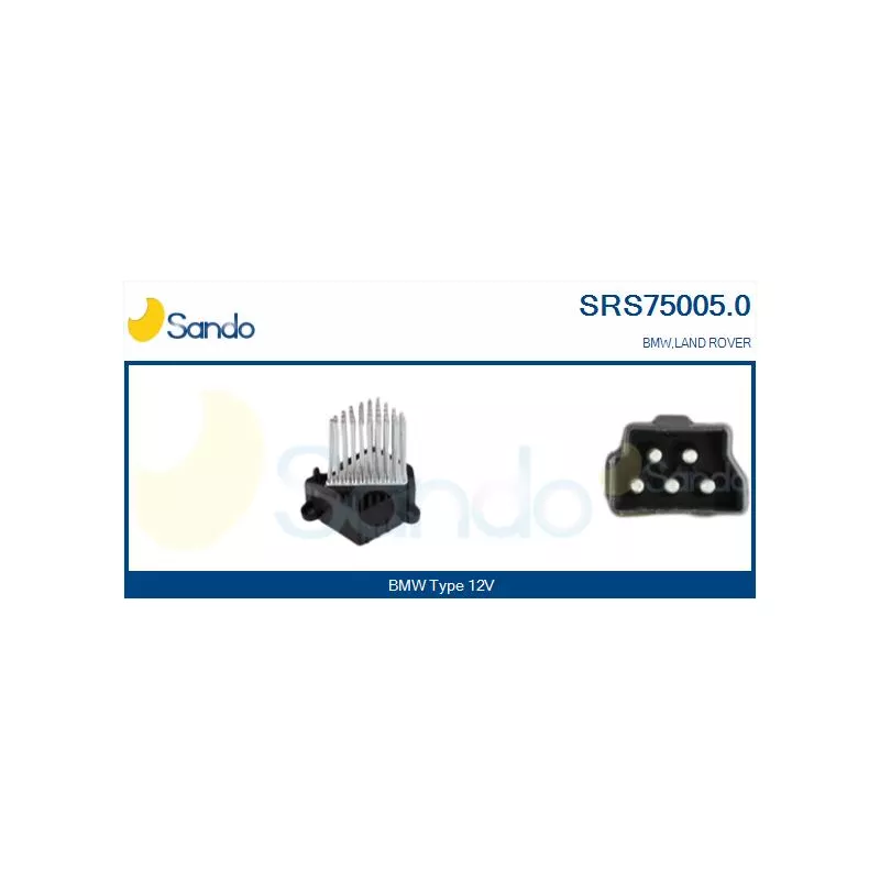 Résistance, pulseur d'air habitacle SANDO SRS75005.0