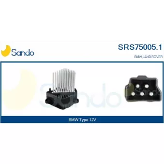 Résistance, pulseur d'air habitacle SANDO SRS75005.1