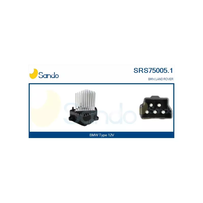 Résistance, pulseur d'air habitacle SANDO SRS75005.1