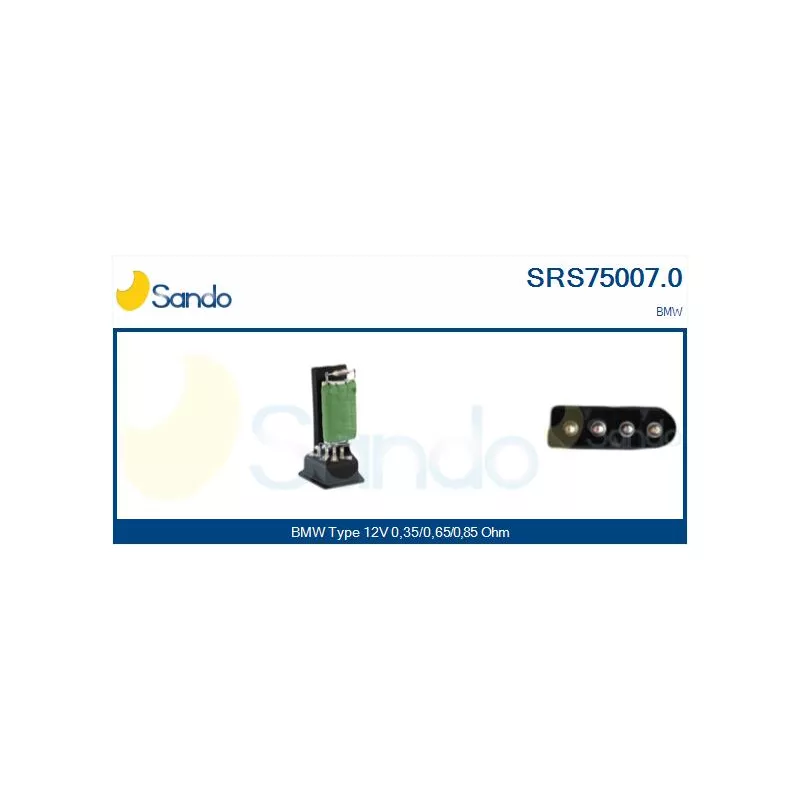 Résistance, pulseur d'air habitacle SANDO SRS75007.0