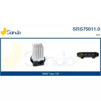 Résistance, pulseur d'air habitacle SANDO SRS75011.0