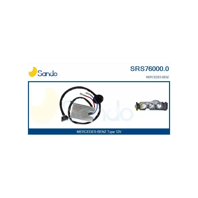 Résistance, pulseur d'air habitacle SANDO SRS76000.0