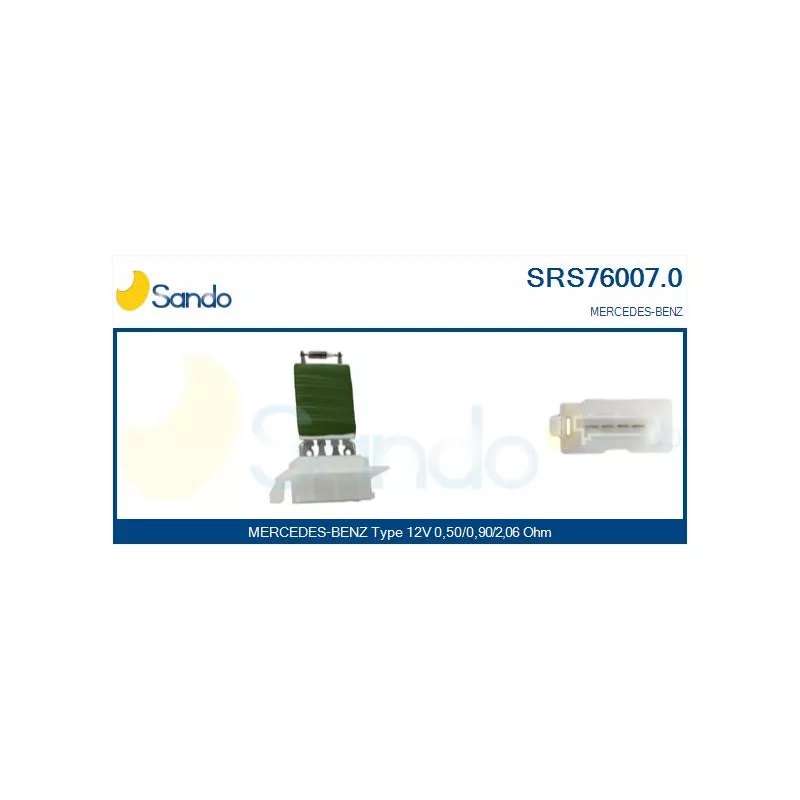 Résistance, pulseur d'air habitacle SANDO SRS76007.0