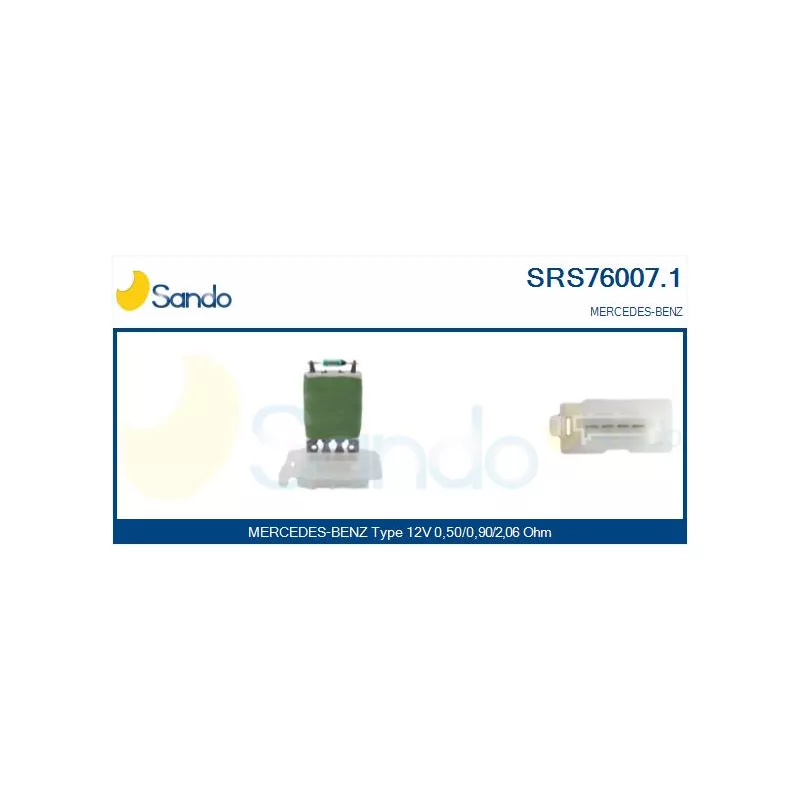 Résistance, pulseur d'air habitacle SANDO SRS76007.1