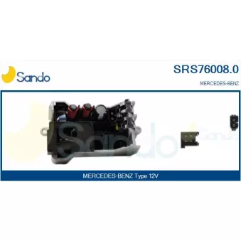 Résistance, pulseur d'air habitacle SANDO SRS76008.0