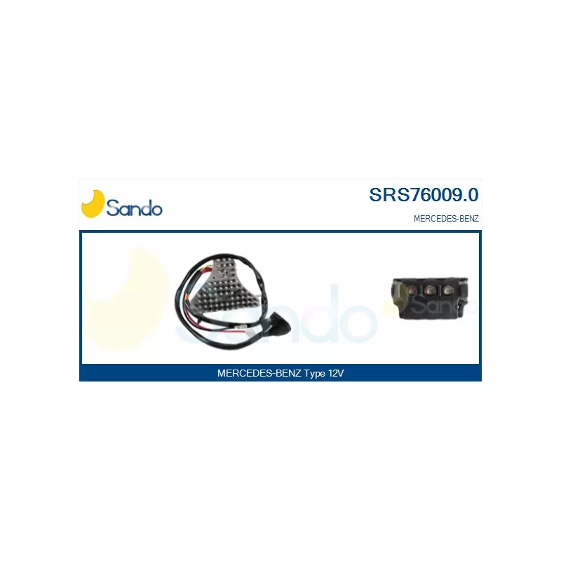 Résistance, pulseur d'air habitacle SANDO SRS76009.0