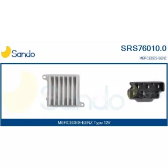 Résistance, pulseur d'air habitacle SANDO SRS76010.0