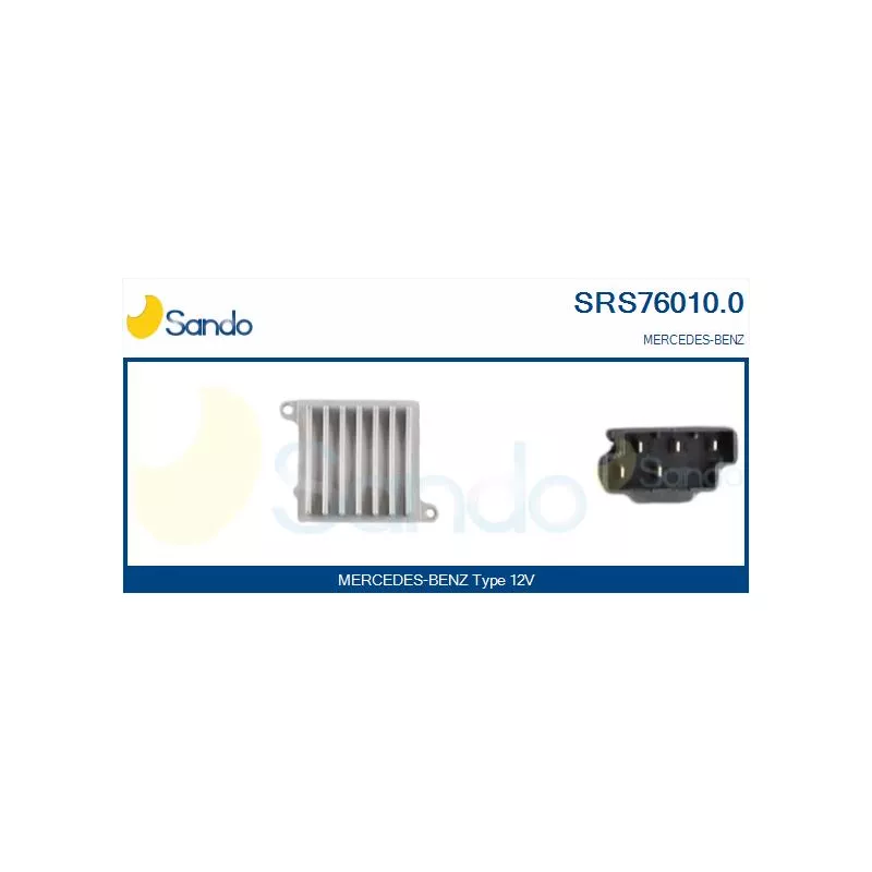 Résistance, pulseur d'air habitacle SANDO SRS76010.0