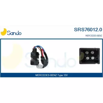 Résistance, pulseur d'air habitacle SANDO SRS76012.0