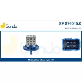 Résistance, pulseur d'air habitacle SANDO SRS76015.0