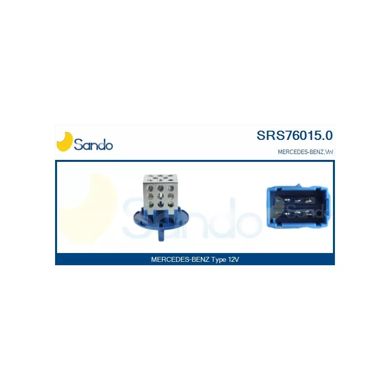 Résistance, pulseur d'air habitacle SANDO SRS76015.0