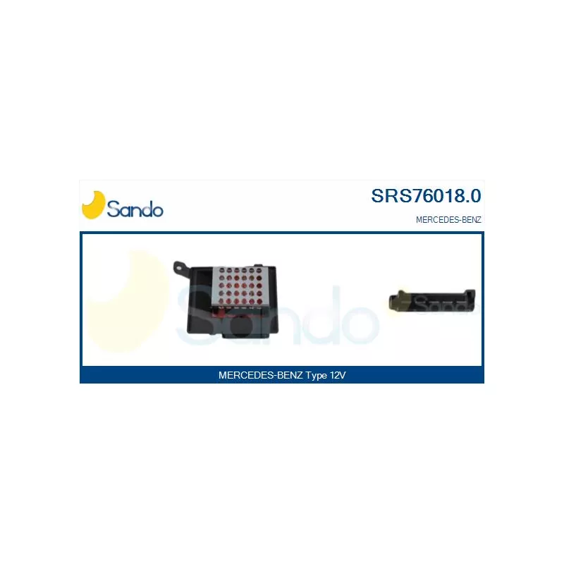Résistance, pulseur d'air habitacle SANDO SRS76018.0