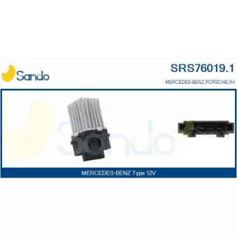 Résistance, pulseur d'air habitacle SANDO SRS76019.1