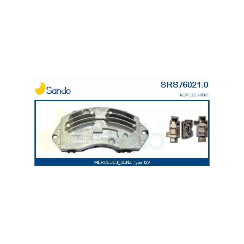 Résistance, pulseur d'air habitacle SANDO SRS76021.0