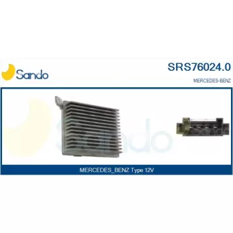 Résistance, pulseur d'air habitacle SANDO SRS76024.0