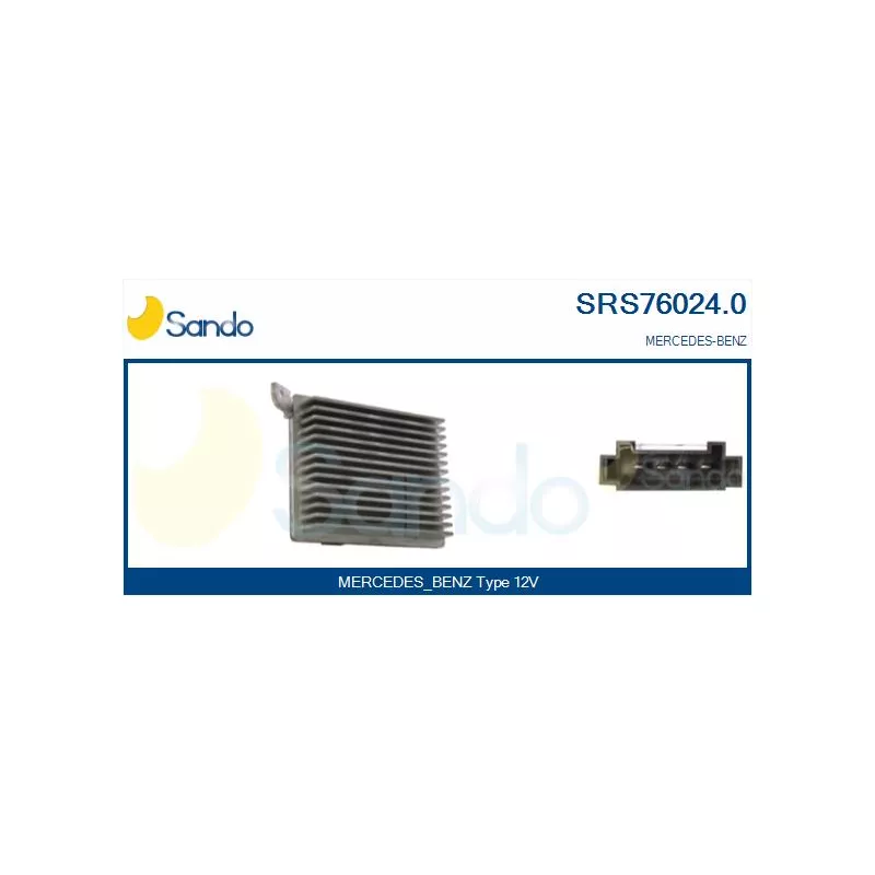 Résistance, pulseur d'air habitacle SANDO SRS76024.0