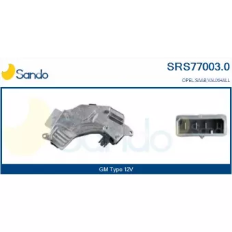 Résistance, pulseur d'air habitacle SANDO SRS77003.0
