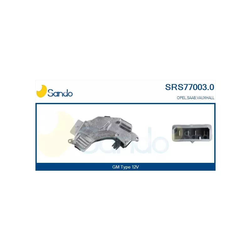 Résistance, pulseur d'air habitacle SANDO SRS77003.0