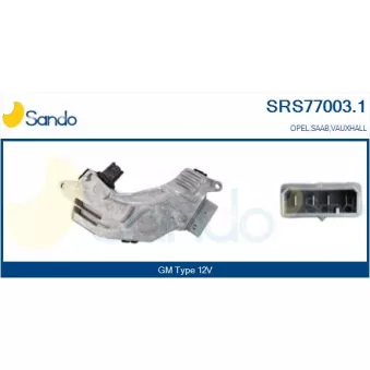 Résistance, pulseur d'air habitacle SANDO SRS77003.1