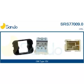 Résistance, pulseur d'air habitacle SANDO SRS77009.0