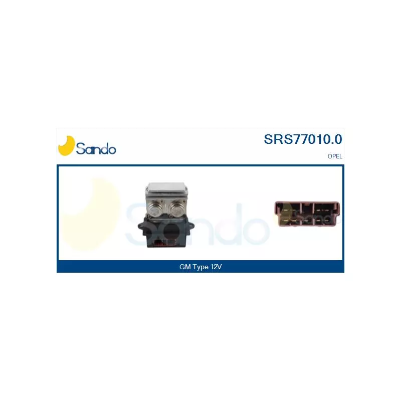 Résistance, pulseur d'air habitacle SANDO SRS77010.0