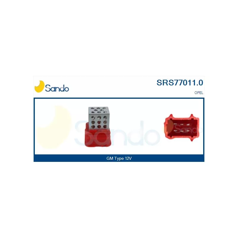 Résistance, pulseur d'air habitacle SANDO SRS77011.0