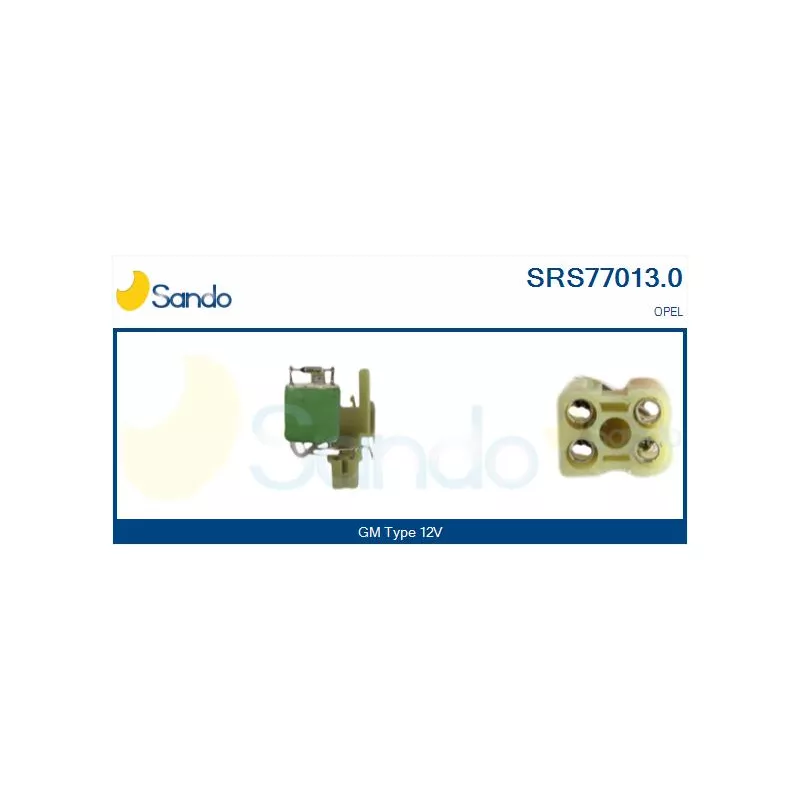 Résistance de série, moteur électrique-ventilateur du radiat SANDO SRS77013.0