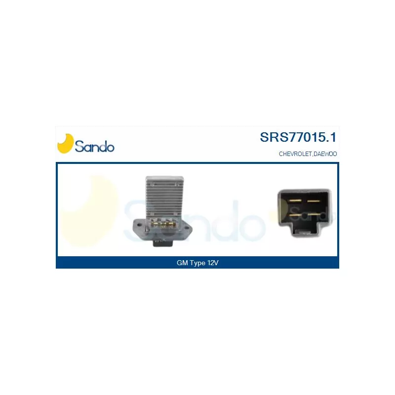 Résistance, pulseur d'air habitacle SANDO SRS77015.1