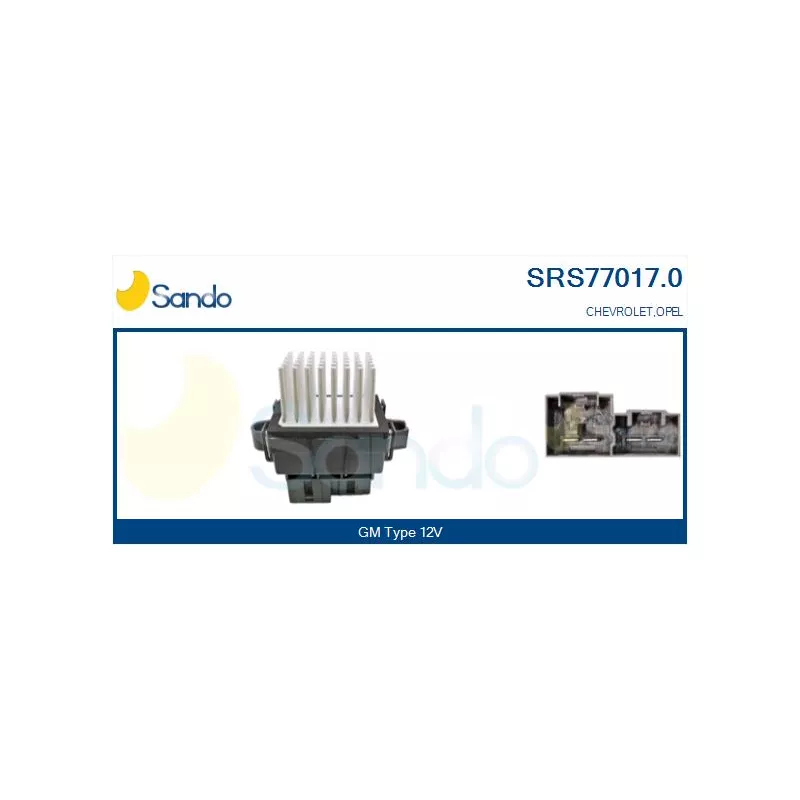 Résistance, pulseur d'air habitacle SANDO SRS77017.0