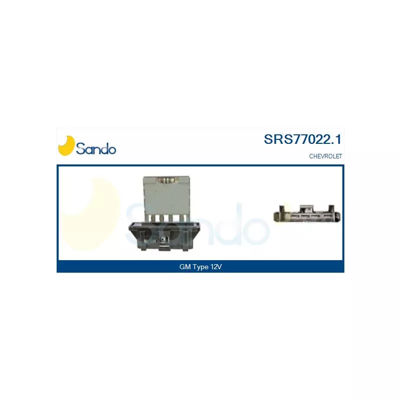Résistance, pulseur d'air habitacle SANDO SRS77022.1