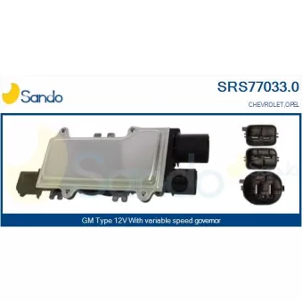 Résistance de série, moteur électrique-ventilateur du radiat SANDO