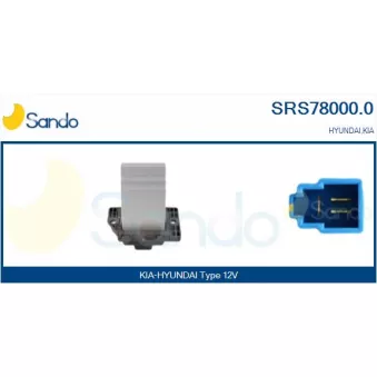 Résistance, pulseur d'air habitacle SANDO SRS78000.0