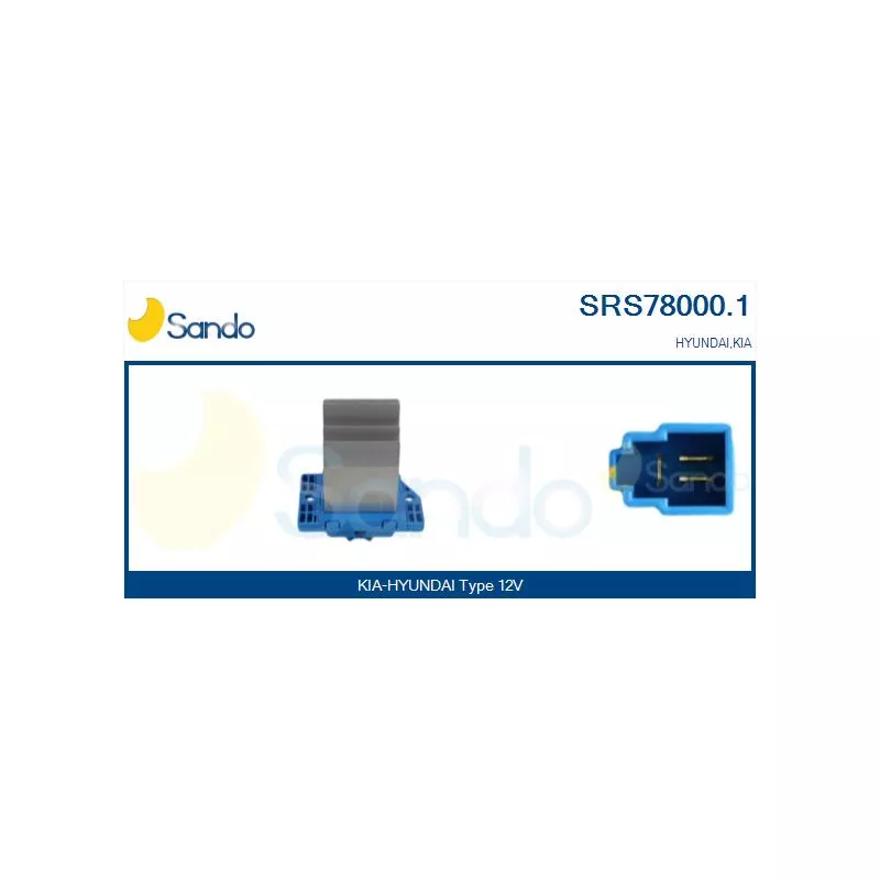 Résistance, pulseur d'air habitacle SANDO SRS78000.1