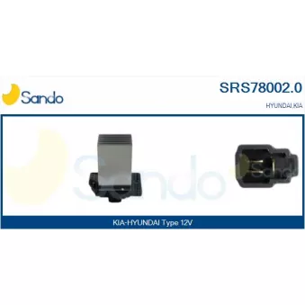 Résistance, pulseur d'air habitacle SANDO SRS78002.0