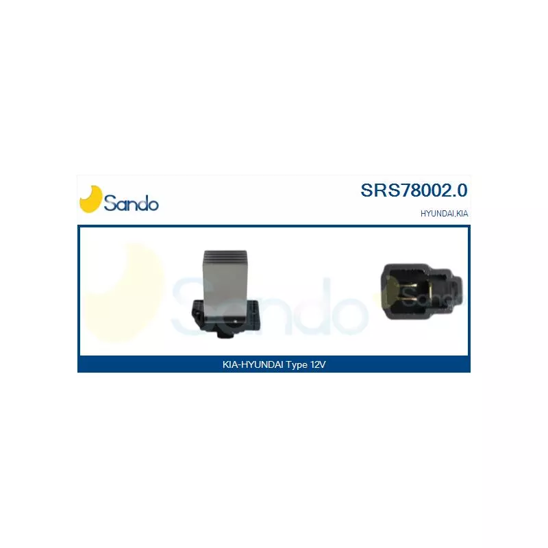 Résistance, pulseur d'air habitacle SANDO SRS78002.0