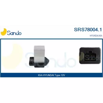 Résistance, pulseur d'air habitacle SANDO SRS78004.1