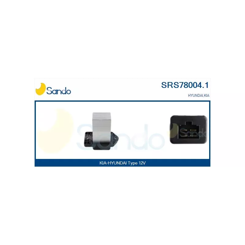 Résistance, pulseur d'air habitacle SANDO SRS78004.1
