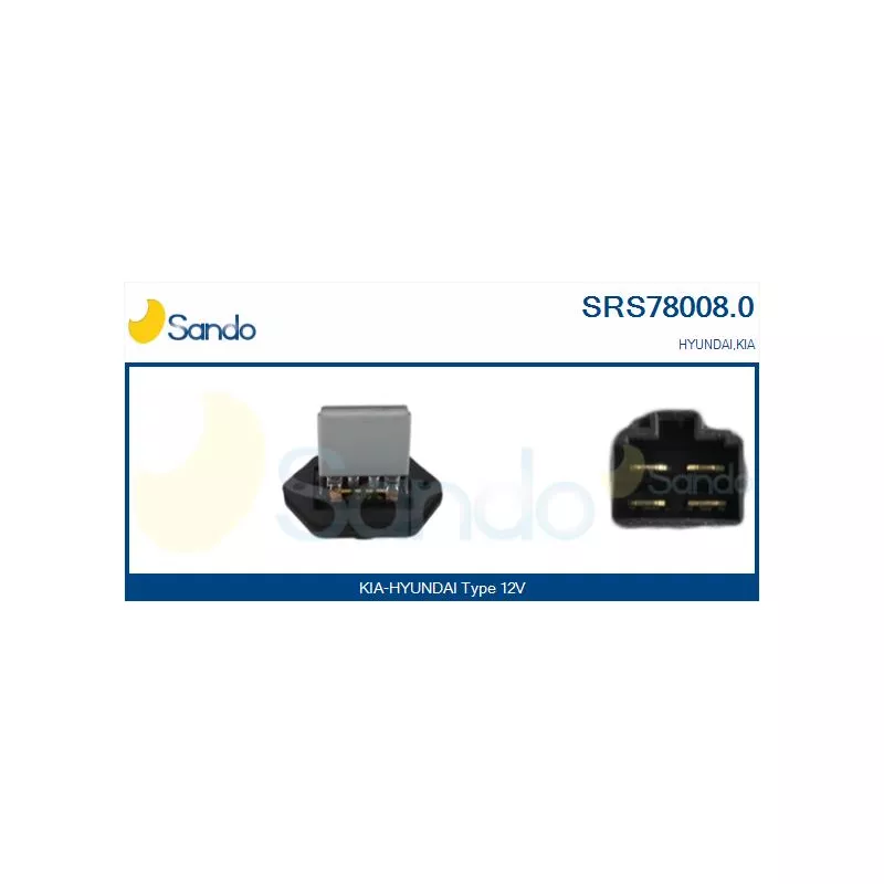 Résistance, pulseur d'air habitacle SANDO SRS78008.0