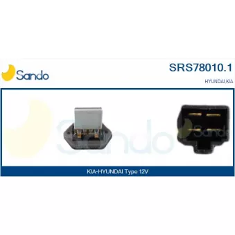 Résistance, pulseur d'air habitacle SANDO SRS78010.1