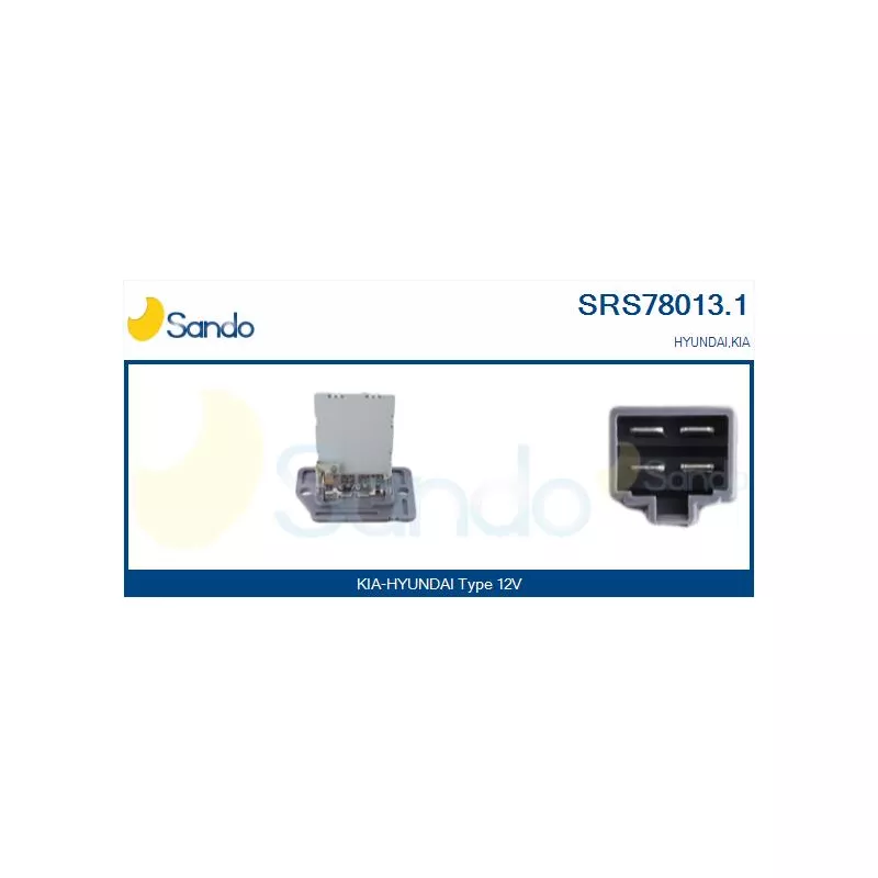 Résistance, pulseur d'air habitacle SANDO SRS78013.1