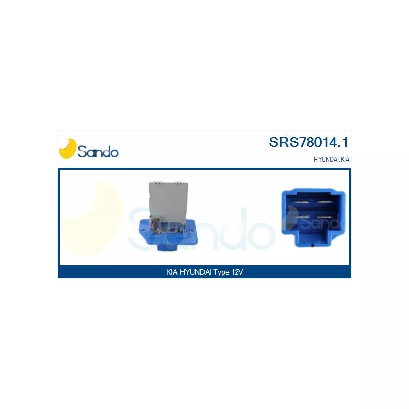 Résistance, pulseur d'air habitacle SANDO SRS78014.1
