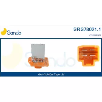 Résistance, pulseur d'air habitacle SANDO SRS78021.1