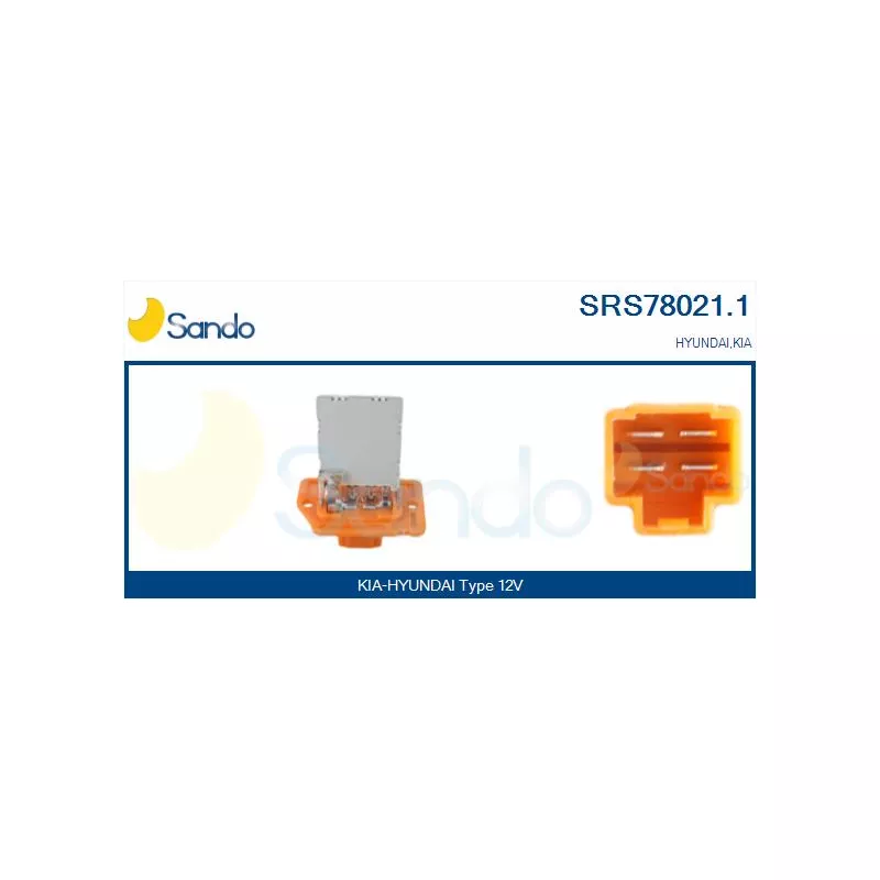 Résistance, pulseur d'air habitacle SANDO SRS78021.1