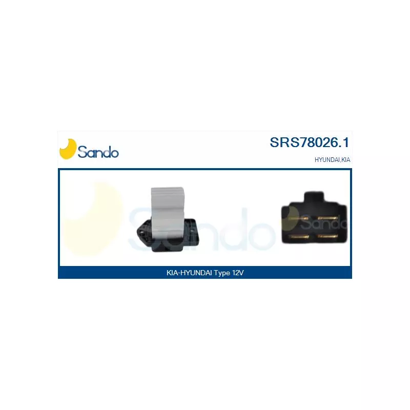 Résistance, pulseur d'air habitacle SANDO SRS78026.1