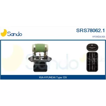 Résistance de série, moteur électrique-ventilateur du radiat SANDO